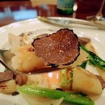 アチェーロ - 野菜＋黄身＋トリュフ＝幸せ。