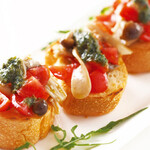 Bruschetta of tomato