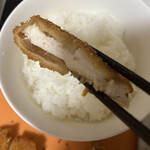ミートセンター　はしもと - そこそこ厚みはあります