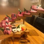 炭火焼肉 ミート ミート - 料理写真:牛づくし超絶景盛り