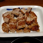 Matsuya - 肉厚豚焼肉のアップ