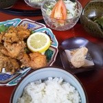 Miyazaki Jitokko Sumibi Yaki Tamakadura - からあげ定食