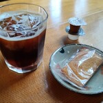 ダイニング 峰清 - アイスコーヒー、フィナンシェ