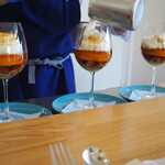 ラトリエ ドゥ ノノ - 10.オリオンビールとシークワーサーの泡ジュレ