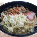 ぷらっとぴっと 7・8番ホーム - かしわうどん(450円)