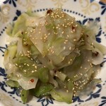 中華バル 藍天 - ザーサイ