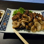 もつ焼　多しろ - コブクロなど　塩で