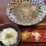 ひょう柄どんぶりの塩ラーメン屋さん一軒目 - 
