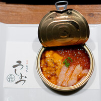 焼肉 うしみつ 恵比寿本店 - 口福の極み缶詰めユッケ 〜雲丹・いくら・甘エビ〜