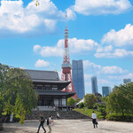 TERA CAFE SHIEN ZOJOJI - 増上寺と東京タワーです