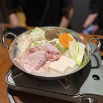 地鶏と徳島県産 阿波尾鶏の水炊き いち藤 - 阿波尾鶏の水炊き鍋