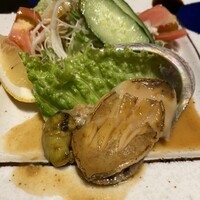 磯料理　まるけい - アワビステーキ