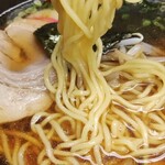 とうふ旬菜 心音 - 麺の感じ