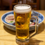 北御門 - 2023.9 生ビール 中（750円）キリン一番搾りジョッキ
