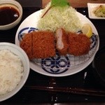 とんかつ まい泉 - 沖田黒豚ロースかつ定食(2100円)