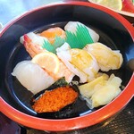 銀寿し - 別の日のにぎり定食