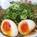 来来亭 - 味玉ラーメン￥910