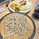 政龍庵 - 天セイロ　エビ1匹食べてしまった