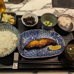 炭火魚 旬彩料理 坂本 - 銀ムツ香味焼定食