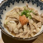 肉料理ひら井 - 牛シマチョウポン酢　680円