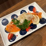 smoked salmon carpaccio