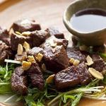 野の葡萄 - 柔らかくて脂がのったオージービーフのステーキ！