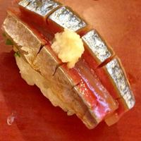 寿司 髙はし - 旬のサバの江戸前握り