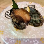 活鮨の虎 - 北九州アワビ！程よい柔らかさとコリコリ、養殖とは思えないハイスペック！