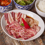Sendai beef Yakiniku (Grilled meat) set