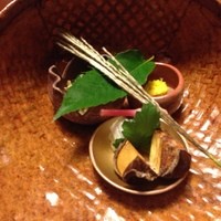 東京 芝 とうふ屋うかい - はじけ栗