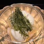 蓬左茶寮 - フルーツと帆立の白和え