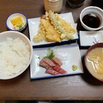 入金 - 定食（お刺身と天ぷら）