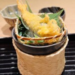 蓬左茶寮 - ホウボウの磯辺揚げ