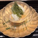 蓬左茶寮 - フルーツと帆立の白和え