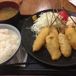 Kushikatsu Dengana - 特製串かつ定食　A定食
