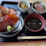 Seafood bowl lunch set