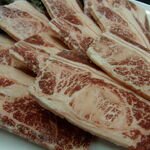 Kalbi (domestic), bone-in ribs, skirt steak, chadol bagi