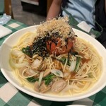 伊太利家 - まるごとトマトとホタテの和風スパゲティ