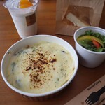 NICO cafe - 料理写真:◉野菜グラタン／500円税込
◉夏雲ヨーグルト／500円税込