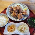 鶏焼きハルちゃん - ハルちゃんからあげ定食　900円
