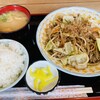 Sakane Shokudou - 黒焼きそば定食800円