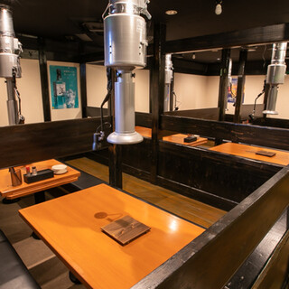 2階は広々とした掘りごたつのお座敷をご用意。ご宴会などに◎