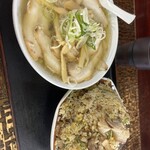Koku Ichiban Ra-Men Midoriya - チャーハン+スープ(塩ラーメン)
