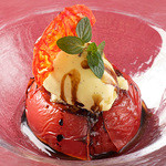 Celeb de TOMATO - 完熟トマトのブリュレ　バニラアイス添え