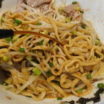 ラーメン二郎 - 赤酢投入～♪