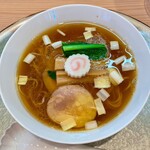 中華そば 深緑 - 羅臼昆布と鮭節の中華そば  @1,250