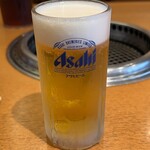 明月館 - 生ビール 693円。