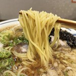 生姜醤油専門 我武者羅 - 背脂生姜ラーメン  950円