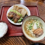 だるまそば - 煮付け定食　980円