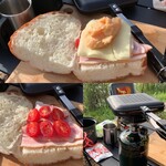 もりもと - ベーコン・チーズ・トマト・明太子ポテサラ